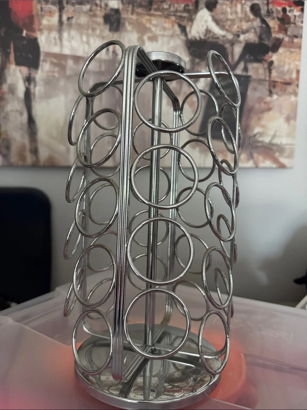 Keurig Silver Metal K-Cup Carousel Holder